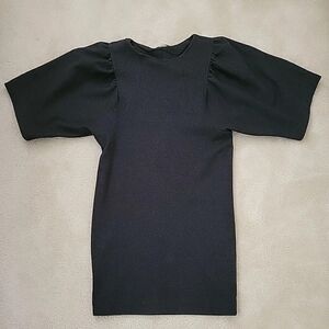 COS Grey Half Dolman Sleeve Shift Dress Xs S